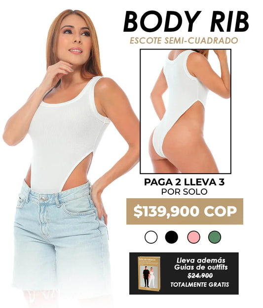 Body Costillero - Tela RIB PREMIUM